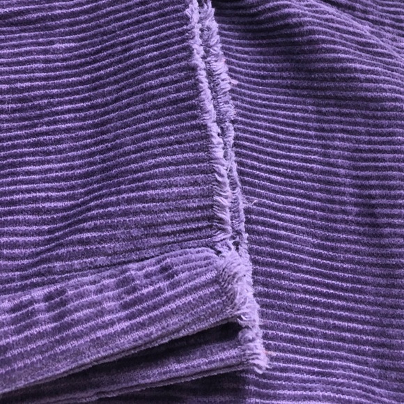 PacSun Purple Corduroy High Waisted Straight Leg Jeans - Picture 5 of 6